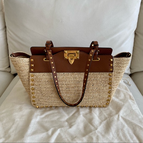 Valentino raffia tote - Picture 6 of 13
